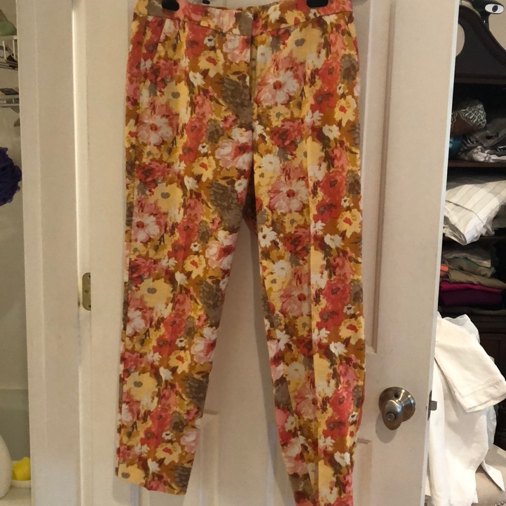 Floral trousers
